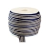 Allmogeband 011 15mm mörkblå beige