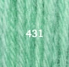 Ullgarn Appleton crewel 2-trådigt 25m 431 Signal green