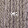 Ullgarn Appleton crewel 2-trådigt 25m 982 Putty groundings