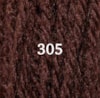 Ullgarn Appleton tapestry 4-trådigt 10m 305 Red fawn