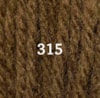 Ullgarn Appleton tapestry 4-trådigt 10m 315 Brown olive
