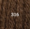 Ullgarn Appleton tapestry 4-trådigt 10m 316 Brown olive