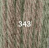 Ullgarn Appleton tapestry 4-trådigt 10m 343 Mid olive green