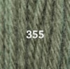 Ullgarn Appleton tapestry 4-trådigt 10m 355 Grey green