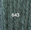 Ullgarn Appleton tapestry 4-trådigt 10m 643 Peacock blue
