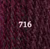 Ullgarn Appleton tapestry 4-trådigt 10m 716 Wine red