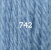 Ullgarn Appleton tapestry 4-trådigt 10m 742 B. china blue