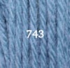 Ullgarn Appleton tapestry 4-trådigt 10m 743 B. china blue