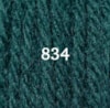 Ullgarn Appleton tapestry 4-trådigt 10m 834 B. peacock blue